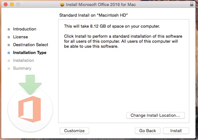 how to install microsoft on mac