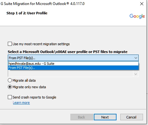 g suite migration for outlook