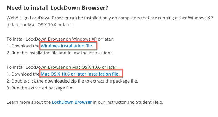 lock down browser oem